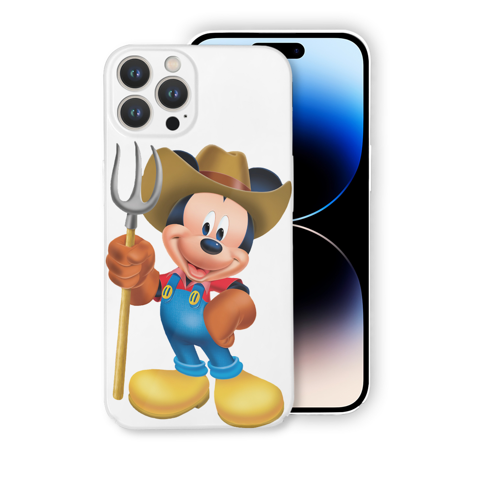 （画像用） ミッキーマウス Mickey Mouse 【iPhone 14シリーズ対応】ハードケース